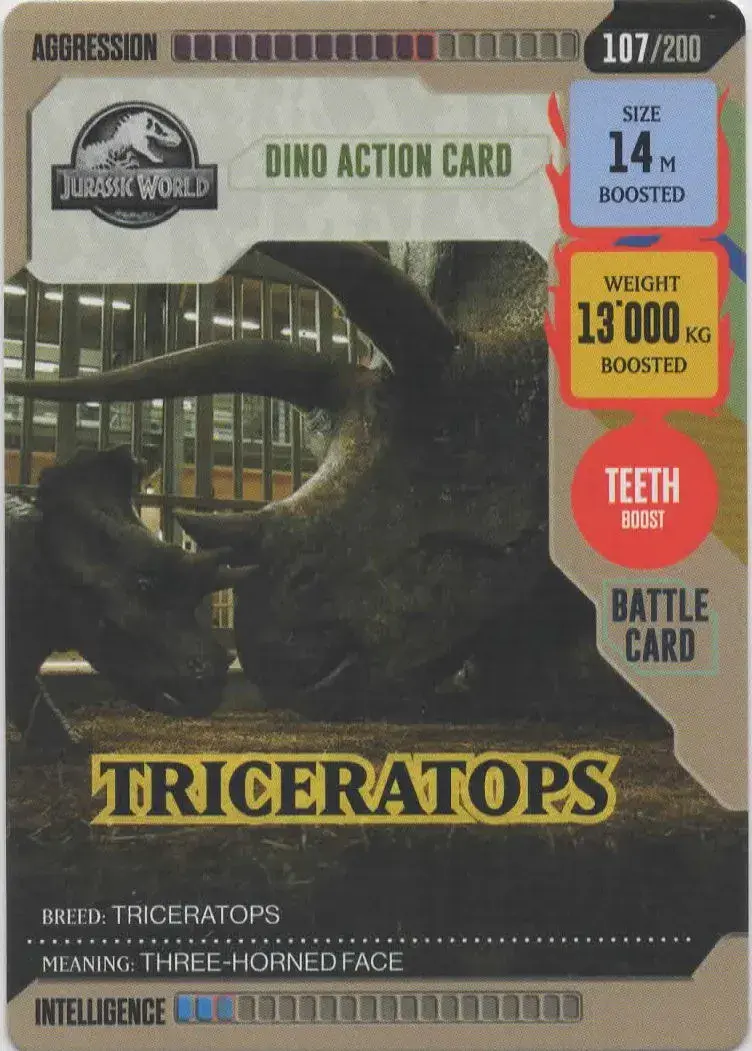 Triceratops #107 · Jurassic World ROAR!