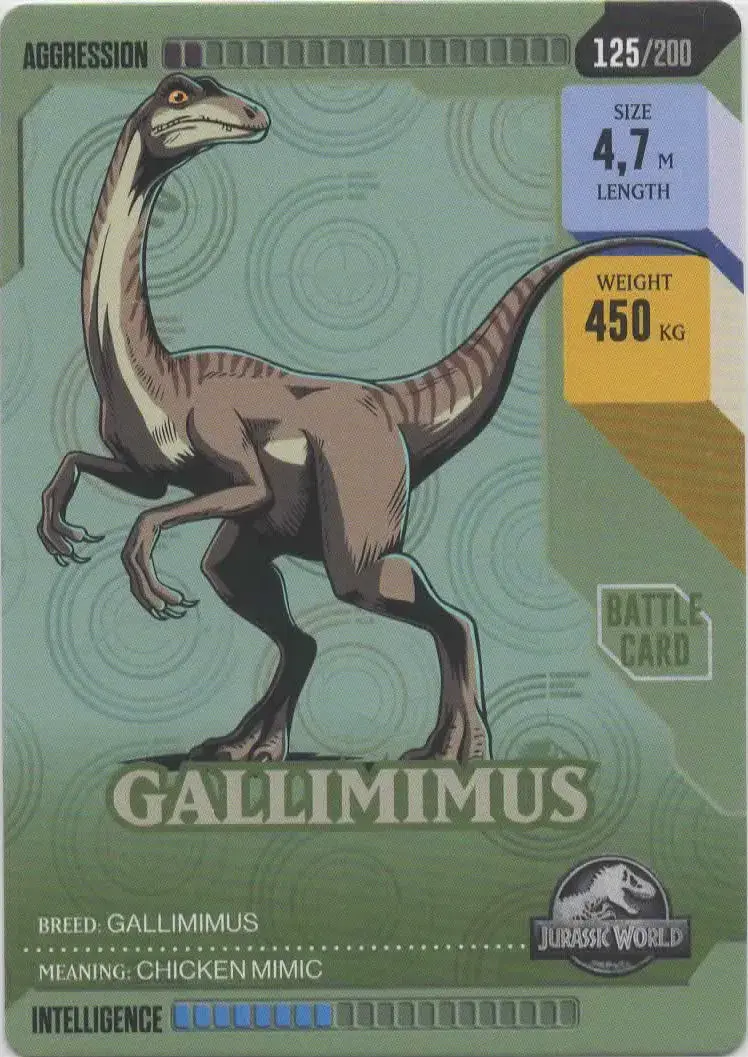 Gallimimus #125 · Jurassic World ROAR!