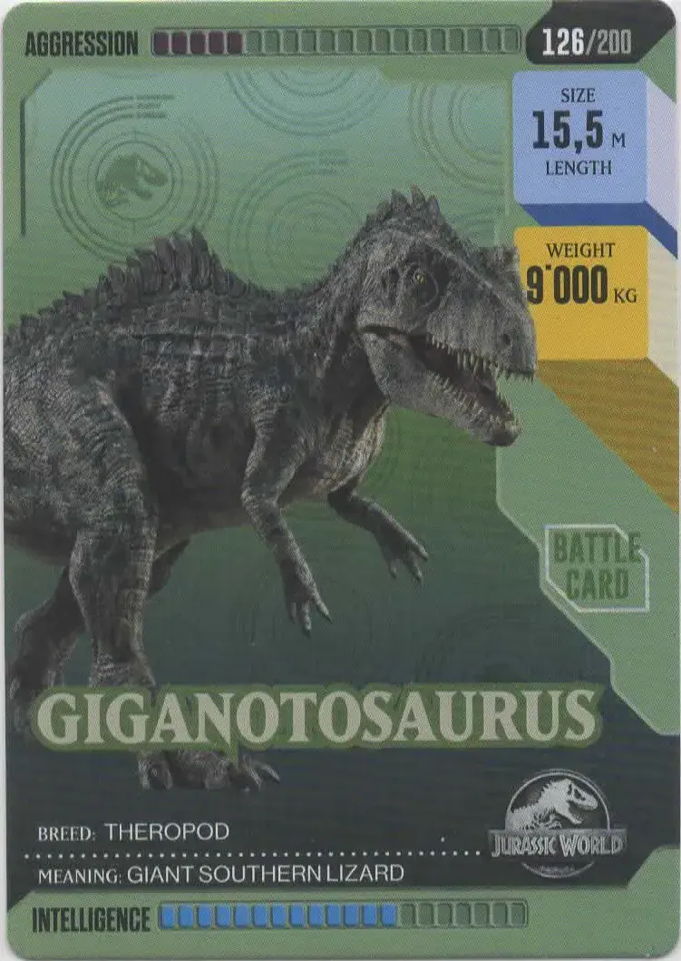 Giganotosaurus #126 · Jurassic World ROAR!