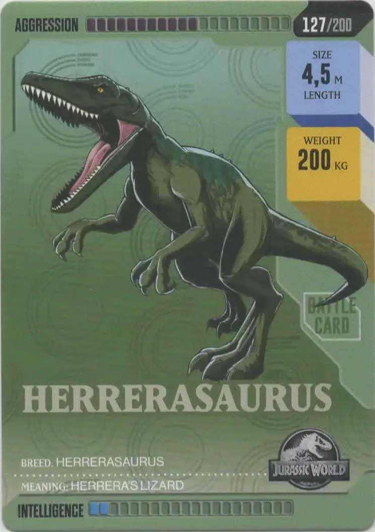 Herrerasaurus #127 · Jurassic World ROAR!