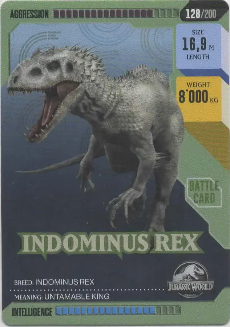 Indominus Rex #128 · Jurassic World ROAR!