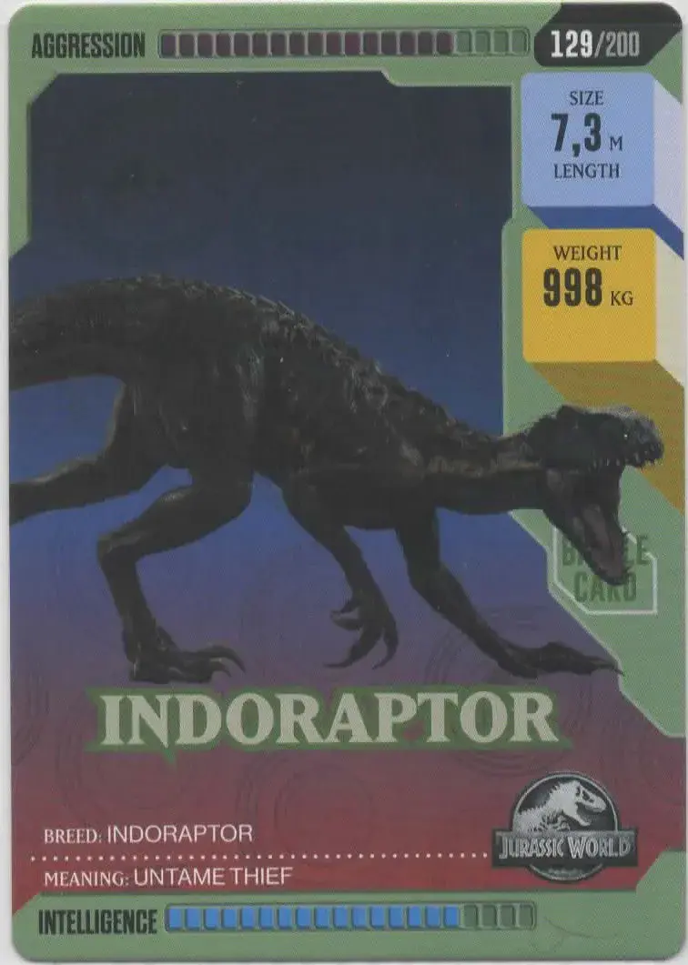 Indoraptor #129 · Jurassic World ROAR!