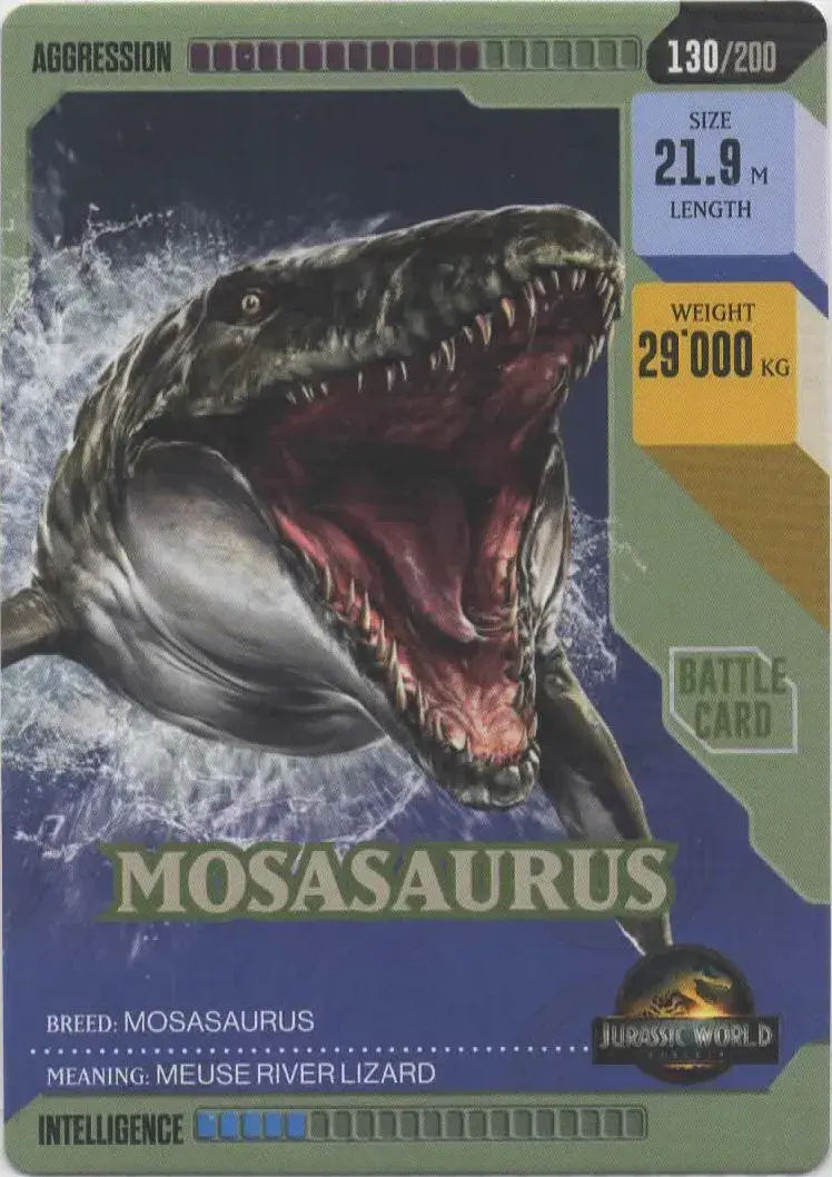 Mosasaurus #130 · Jurassic World ROAR!