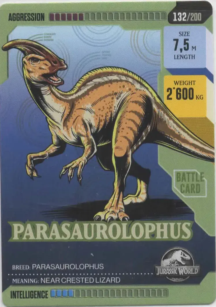 Parasaurolophus #132 · Jurassic World ROAR!