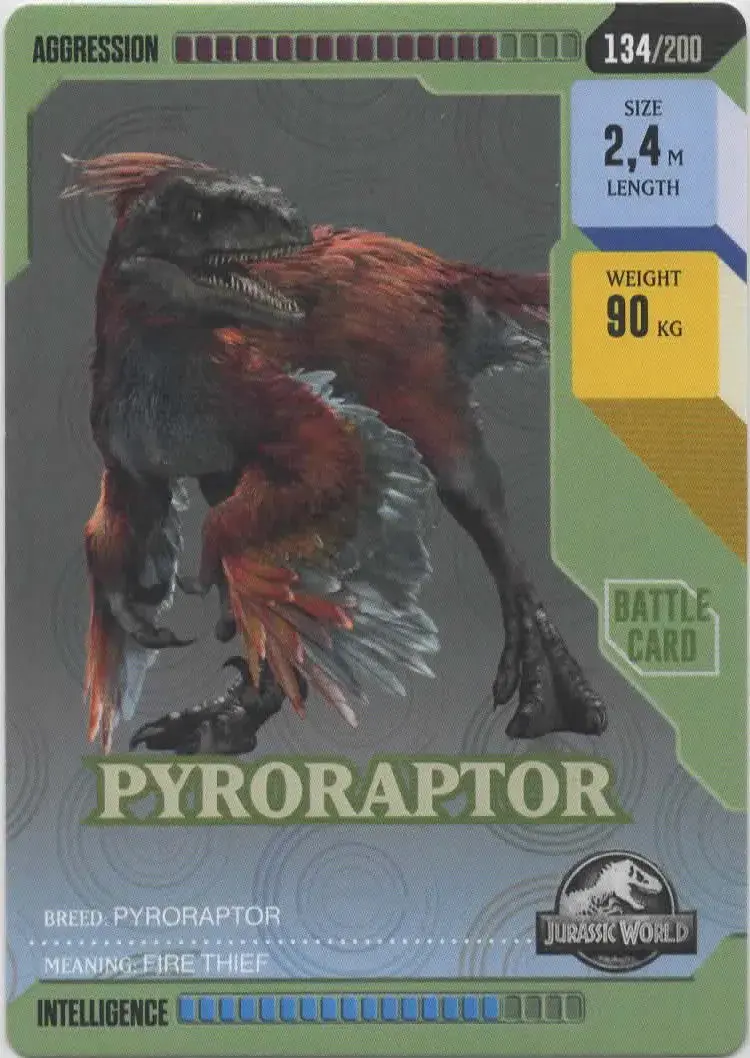 Pyroraptor #134 · Jurassic World ROAR!