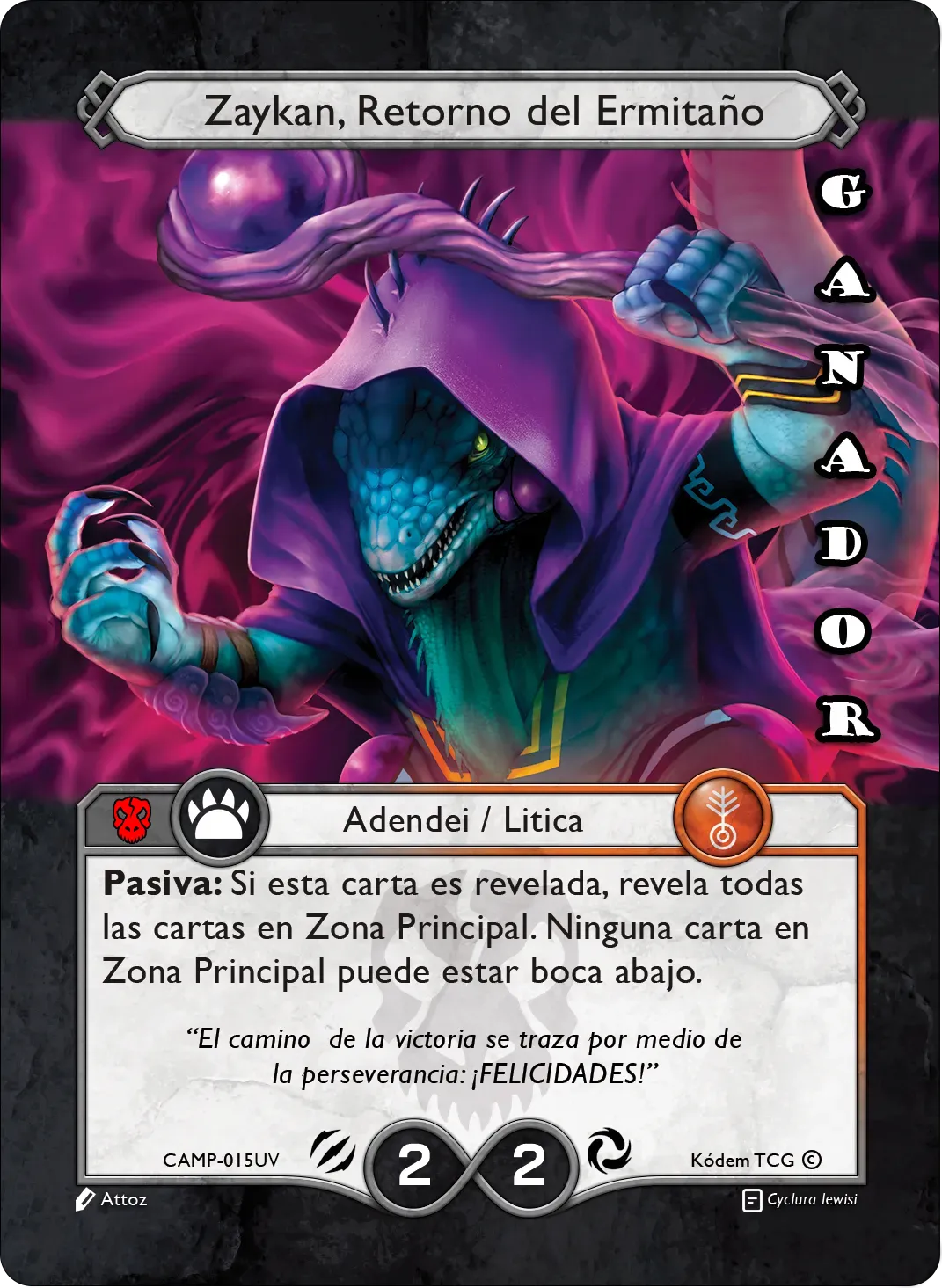 Zaykan, Retorno del Ermitaño 「CAMP-015UV」「ES」