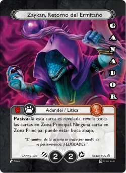 Zaykan, Retorno del Ermitaño 「CAMP-015UV」「ES」