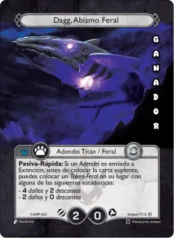 Dagg, Abismo Feral — CAMP #CAMP-032 · Kodem TCG