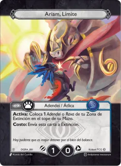 Ariam, Límite — Deck Guerra Roja Ariam #DGRA-001 · Kodem TCG
