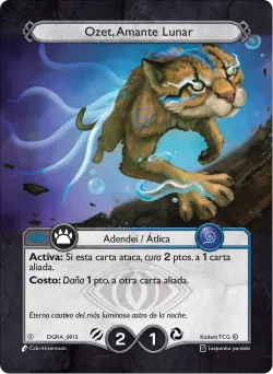 Ozet, Amante Lunar — Deck Guerra Roja Ariam #DGRA-001S · Kodem TCG