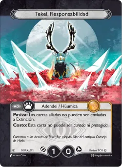 Tekei, Responsabilidad — Deck Guerra Roja Ariam #DGRA-002 · Kodem TCG