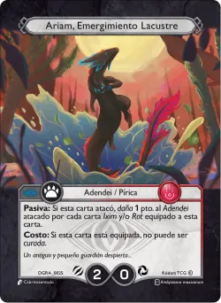 Ariam, Emergimiento Lacustre — Deck Guerra Roja Ariam #DGRA-002S · Kodem TCG