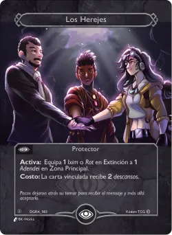 Los Herejes — Deck Guerra Roja Ariam #DGRA-003 · Kodem TCG