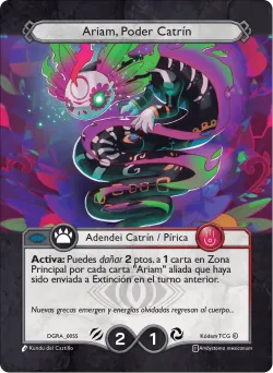 Ariam, Poder Catrín — Deck Guerra Roja Ariam #DGRA-005S · Kodem TCG
