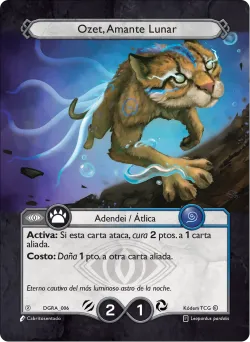 Ozet, Amante Lunar — Deck Guerra Roja Ariam #DGRA-006 · Kodem TCG