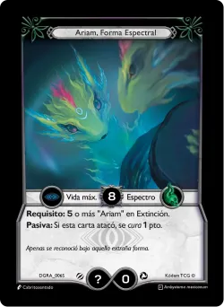 Ariam, Forma Espectral — Deck Guerra Roja Ariam #DGRA-006S · Kodem TCG