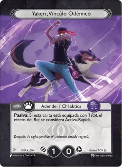 Yakerr, Vínculo Odémico — Deck Guerra Roja Ariam #DGRA-008 · Kodem TCG