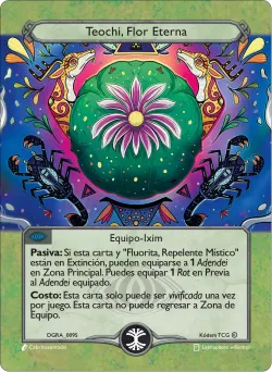 Teochi, Flor Eterna — Deck Guerra Roja Ariam #DGRA-009S · Kodem TCG
