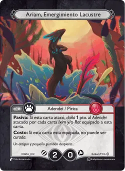 Ariam, Emergimiento Lacustre — Deck Guerra Roja Ariam #DGRA-012 · Kodem TCG