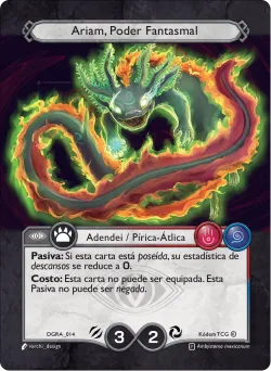 Ariam, Poder Fantasmal — Deck Guerra Roja Ariam #DGRA-014 · Kodem TCG