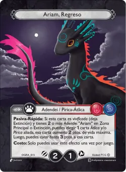 Ariam, Regreso — Deck Guerra Roja Ariam #DGRA-015 · Kodem TCG