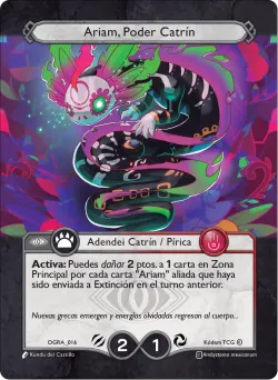 Ariam, Poder Catrín — Deck Guerra Roja Ariam #DGRA-016 · Kodem TCG