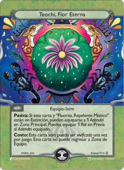 Teochi, Flor Eterna — Deck Guerra Roja Ariam #DGRA-022 · Kodem TCG