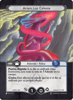 Ariam, Luz Celeste — Deck Guerra Roja Ariam #DGRA-026 · Kodem TCG