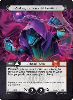 Zaykan, Retorno del Ermitaño — Deck Guerra Roja Zaykan #DGRZ-001 · Kodem TCG