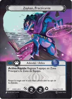 Zaykan, Practicante — Deck Guerra Roja Zaykan #DGRZ-001S · Kodem TCG