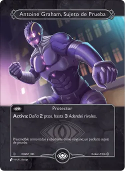 Antoine Graham, Sujeto de Prueba — Deck Guerra Roja Zaykan #DGRZ-003 · Kodem TCG