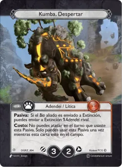 Kumba, Despertar — Deck Guerra Roja Zaykan #DGRZ-004 · Kodem TCG