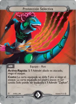 Protección Selectiva — Deck Guerra Roja Zaykan #DGRZ-005 · Kodem TCG