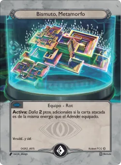 Bismuto, Metamorfo — Deck Guerra Roja Zaykan #DGRZ-007S · Kodem TCG