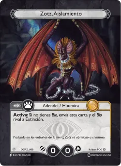 Zotz, Aislamiento — Deck Guerra Roja Zaykan #DGRZ-008 · Kodem TCG