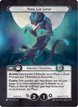 Yawa, Luz Lunar — Deck Guerra Roja Zaykan #DGRZ-016 · Kodem TCG