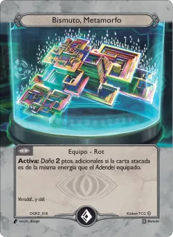 Bismuto, Metamorfo — Deck Guerra Roja Zaykan #DGRZ-018 · Kodem TCG