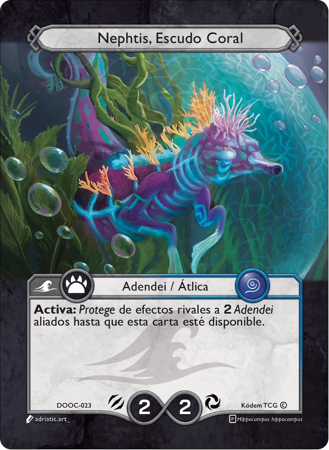 Nephtis, Escudo Coral 「DOOC-023」「ES」
