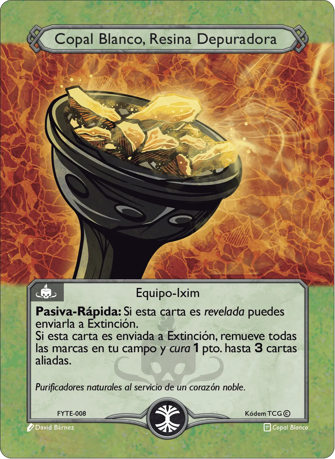 Copal Blanco, Resina Depuradora 「FYTE-008」「ES」
