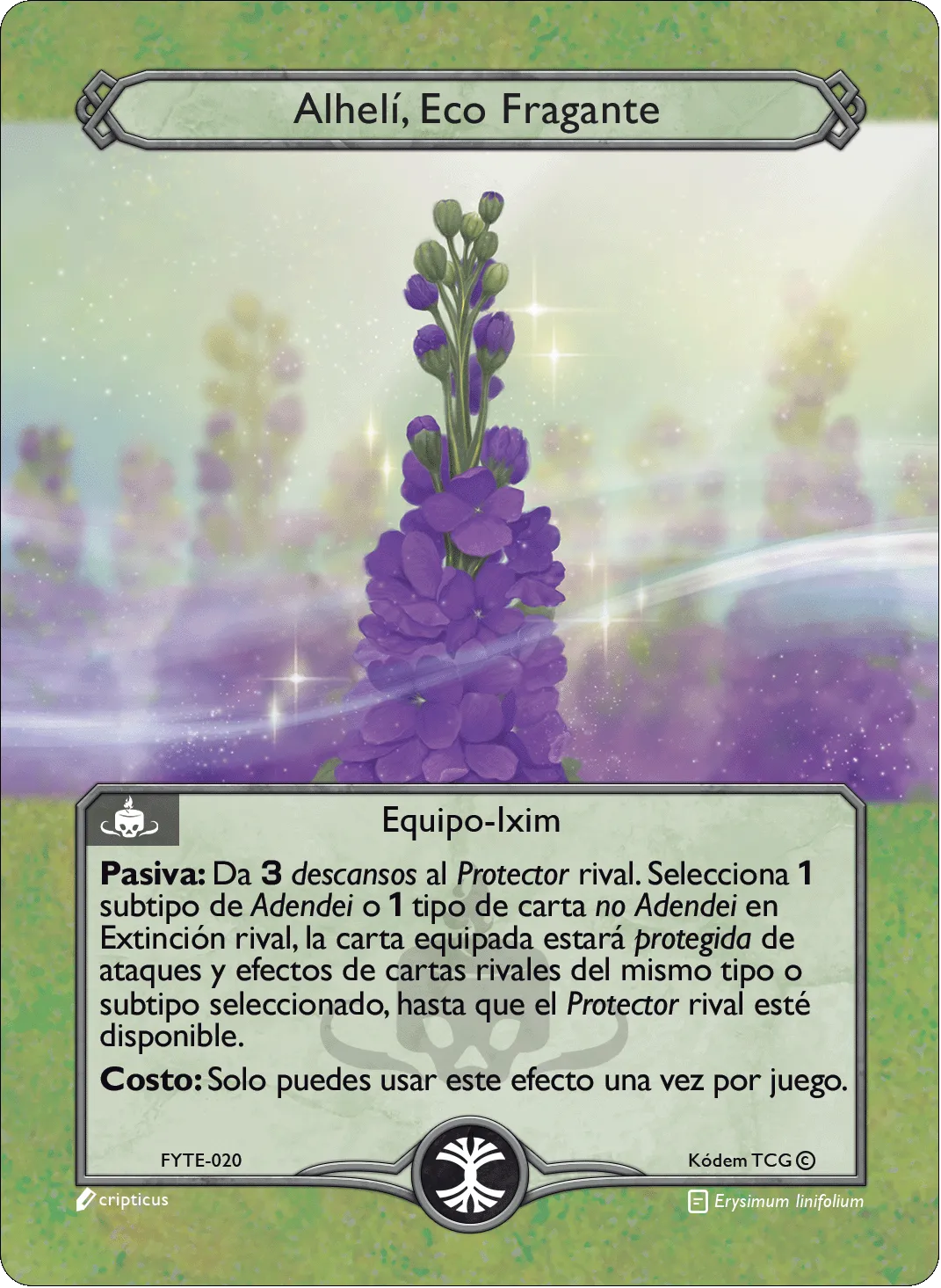 Alhelí, Eco Fragante 「FYTE-020」「ES」
