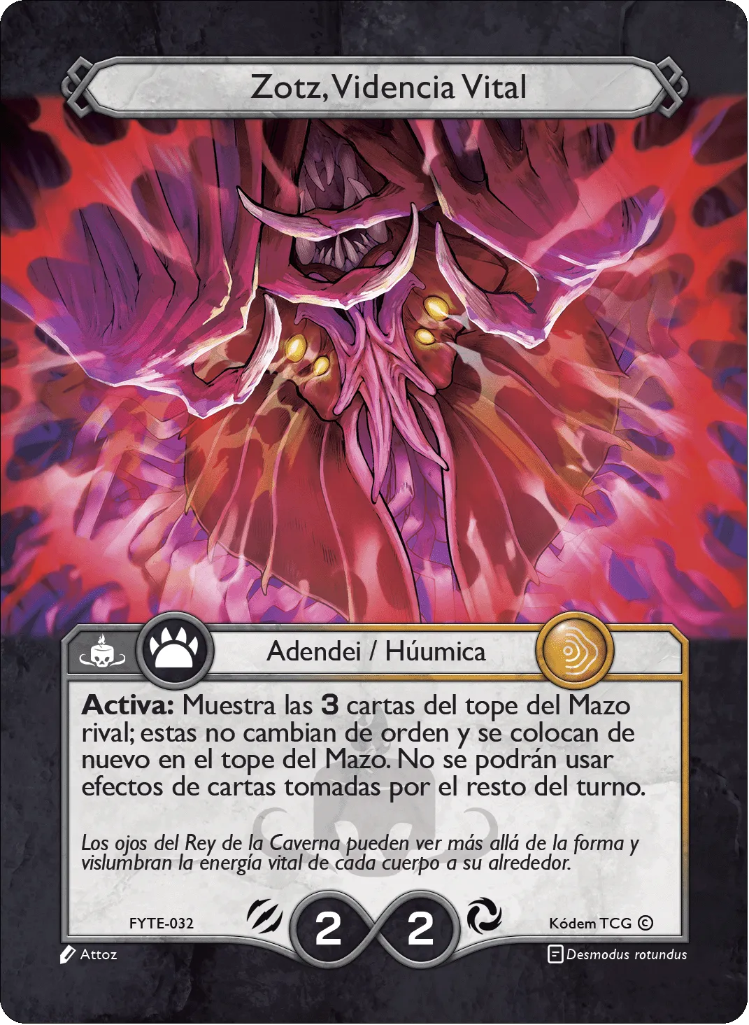 Zotz, Videncia Vital 「FYTE-032」「ES」