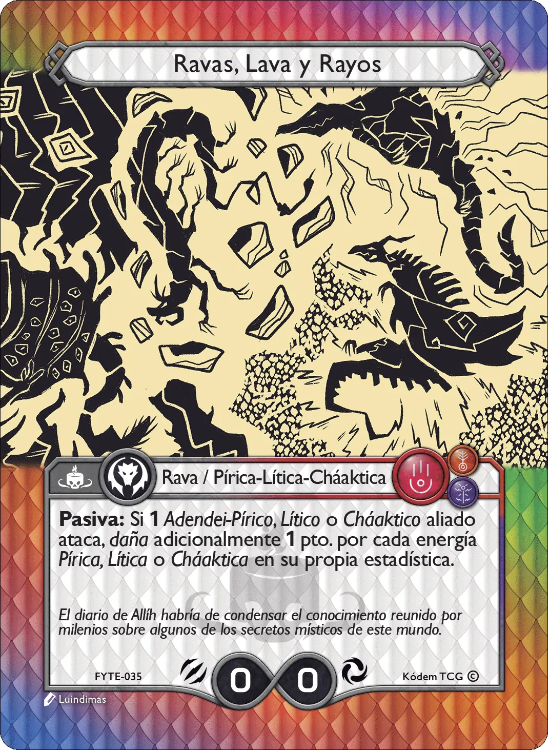 Ravas, Lava y Rayos 「FYTE-035」「ES」