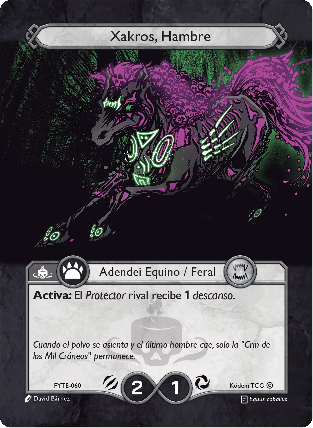 Xakros, Hambre 「FYTE-060」「ES」