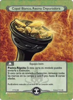 Copal Blanco, Resina Depuradora 「FYTE-008」「ES」