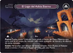 El Lago del Adiós Eterno — Flores Y Tumbas #FYTE-010 · Kodem TCG