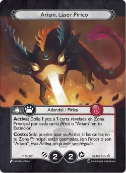 Ariam, Láser Pírico — Flores Y Tumbas #FYTE-029 · Kodem TCG