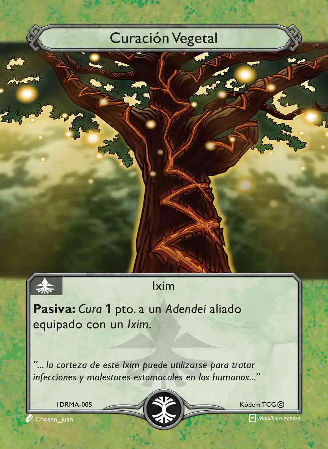 Curación Vegetal 「IDRMA-005」「ES」
