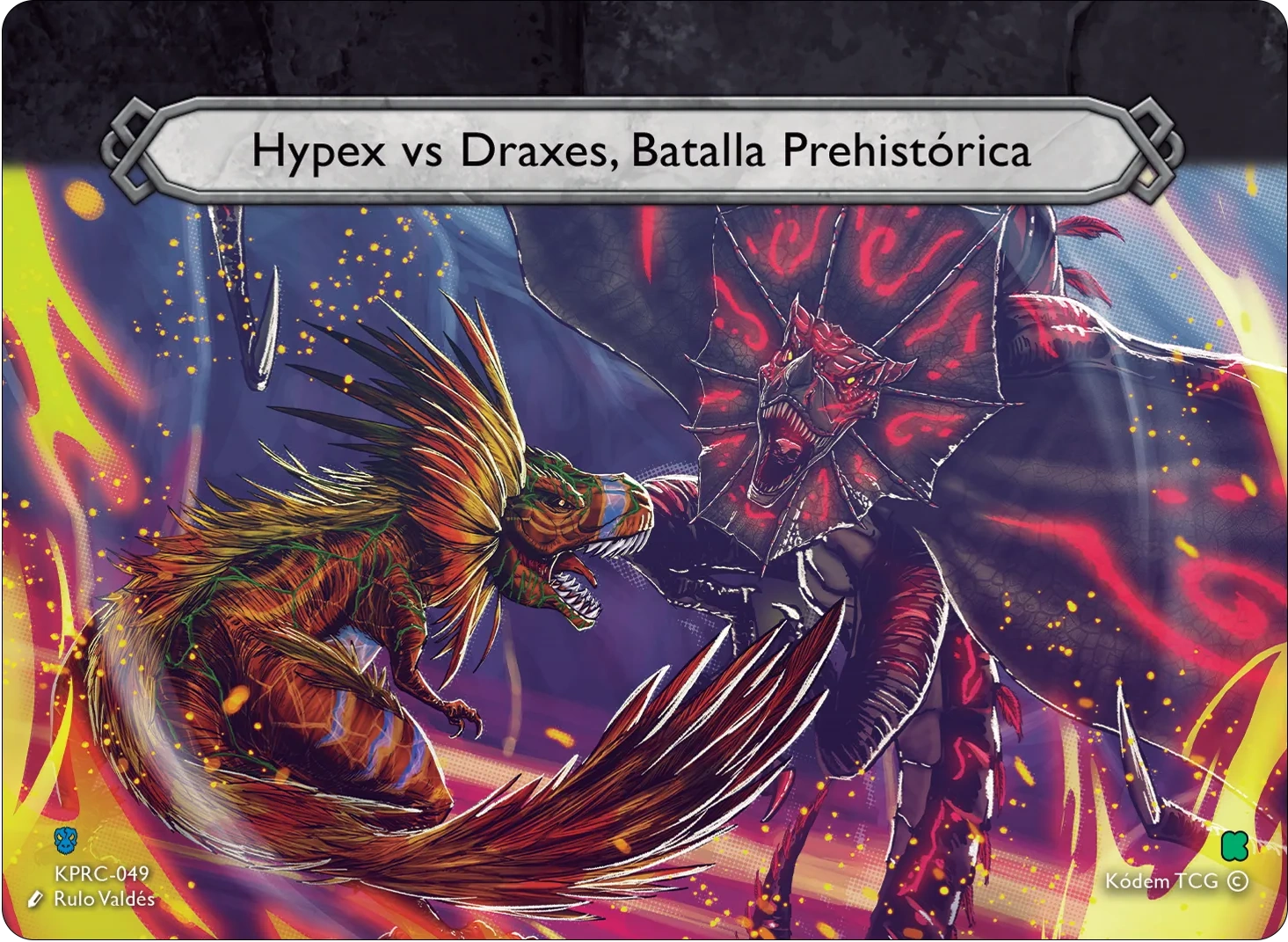 Hypex vs Draxes, Batalla Prehistórica 「KPRC-049」「ES」
