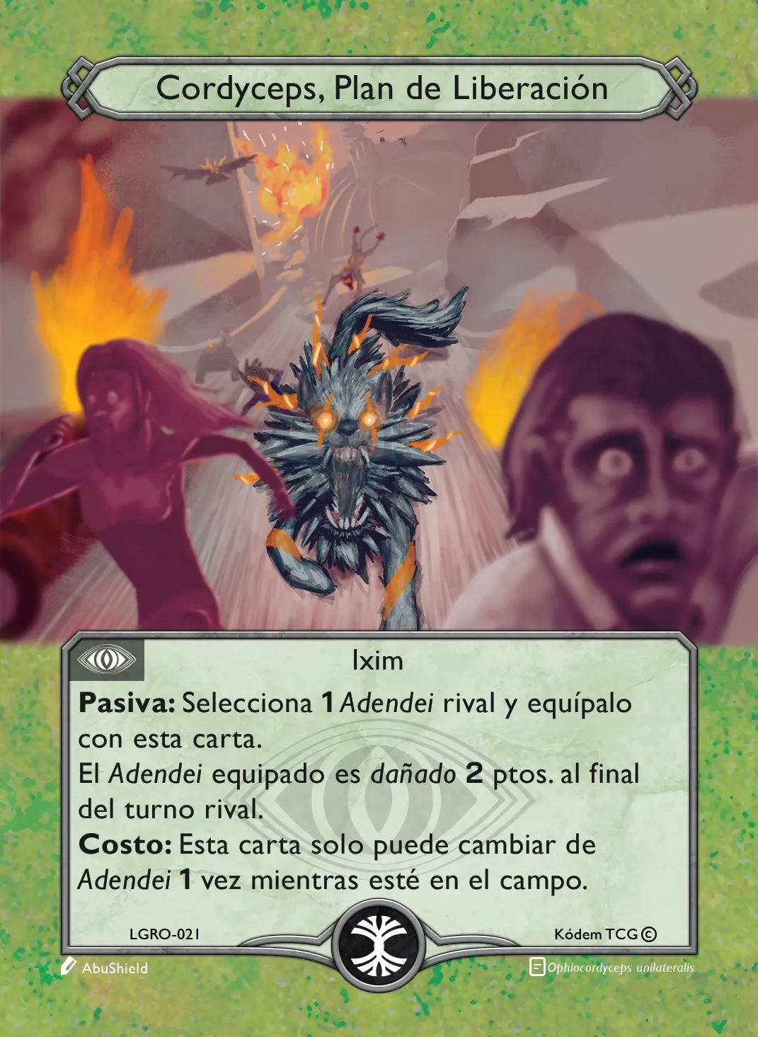 Cordyceps, Plan de Liberación 「LGRO-021」「ES」
