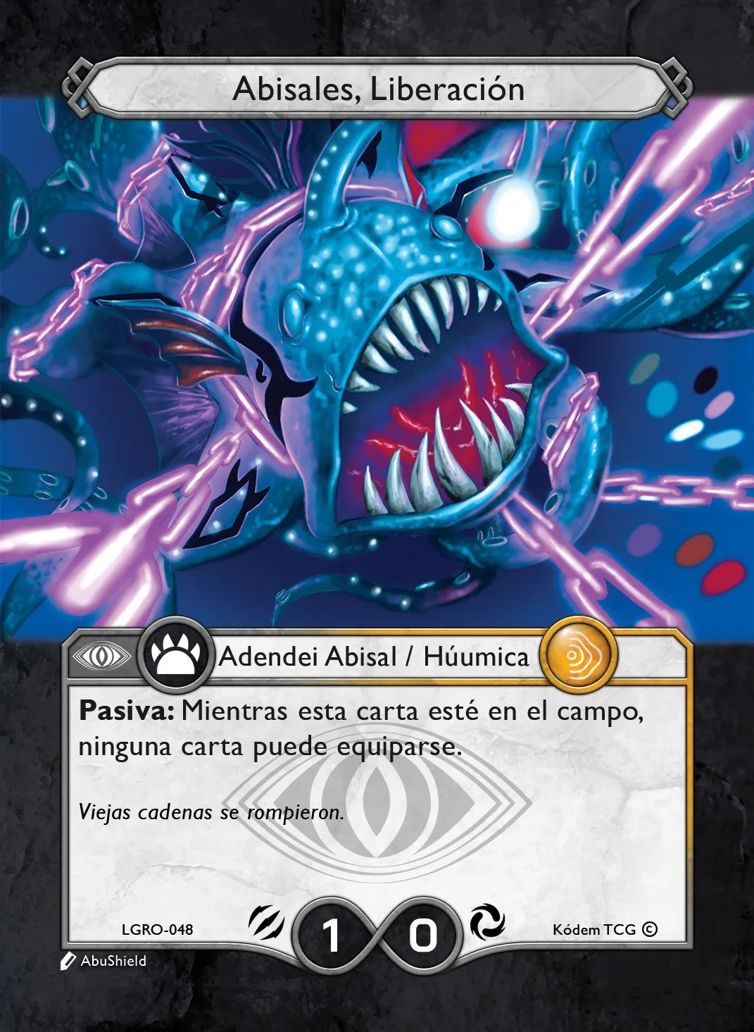 Abisales, Liberación 「LGRO-048」「ES」